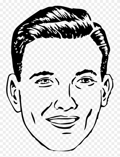 Portraits embroidery sample design